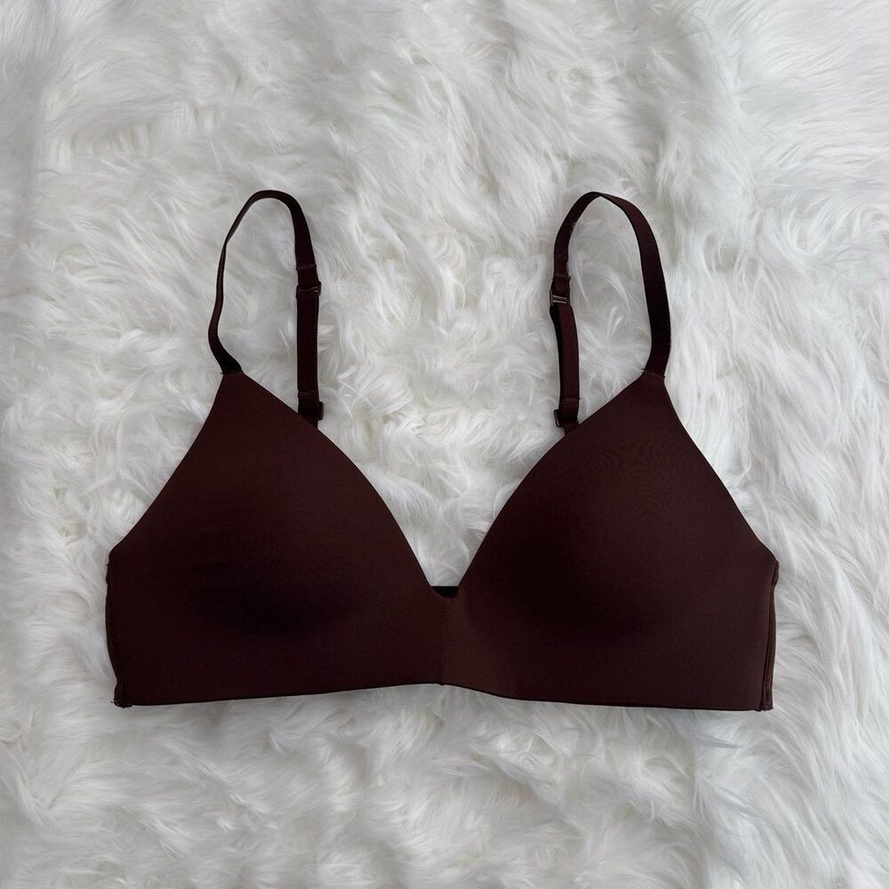 Skims Wireless Form T-shirt Bra Cocoa Size 34A